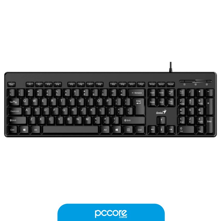 Teclado Genius KB-116 Smart Black Usb