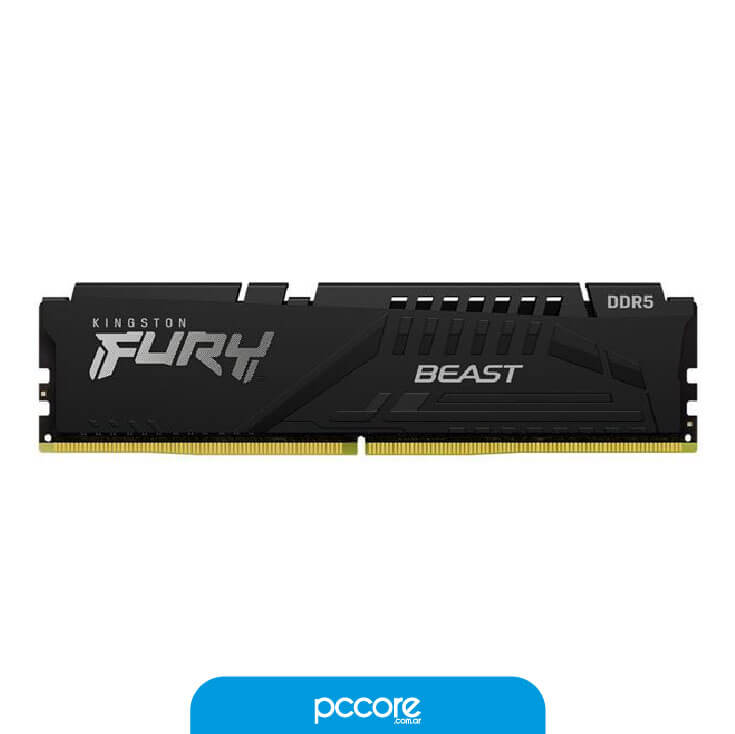 Ram DDR5 16GB Kingston 6000Mhz Fury Beast Black RGB