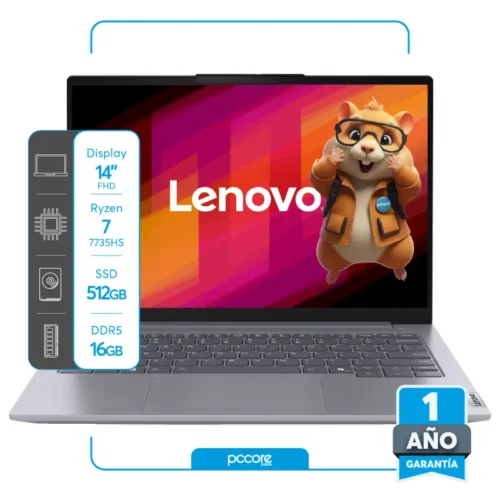 Notebook Lenovo Thinkbook G7 Ryzen 7 7735HS 16GB DDR5 512SSD 14 FHD IPS FreeDos