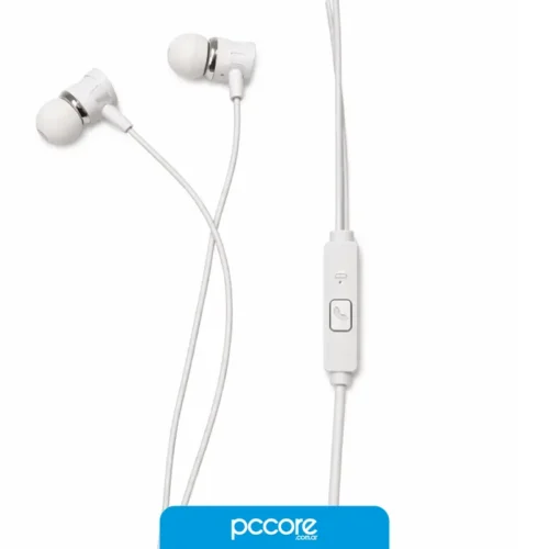 Auriculares In Ear Office Aur004 Plug 3.5 Con Mic White