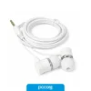 Auriculares In Ear Office Aur004 Plug 3.5 Con Mic White