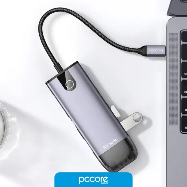 Hub Usb 10 In 1 Usb C A Usb 3.0 x2 / Hdmi 4K / Micro SD / RJ-45 / VGA / Tipo C PD Mcdodo HU-7420