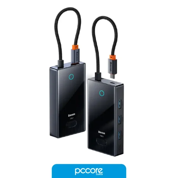 Hub Usb 5 In 1 Usb C A Usb C PD / Hdmi 4K / Usb 3.0 x3 Baseus PioneerJoy Focus