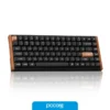 Teclado Keychron K2 HE 75 Mecánico Madera Inalámbrico Bluetooth Black Switch Gateron Magnético