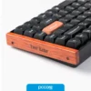 Teclado Keychron K2 HE 75 Mecánico Madera Inalámbrico Bluetooth Black Switch Gateron Magnético