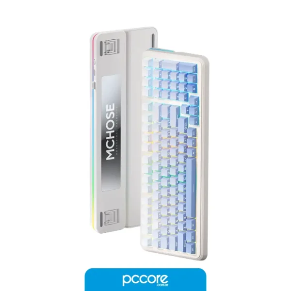 Teclado Mchose K99 Mecánico Inalámbrico Sky Blue Switch Hyacinth