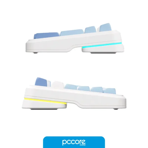 Teclado Mchose K99 Mecánico Inalámbrico Sky Blue Switch Hyacinth
