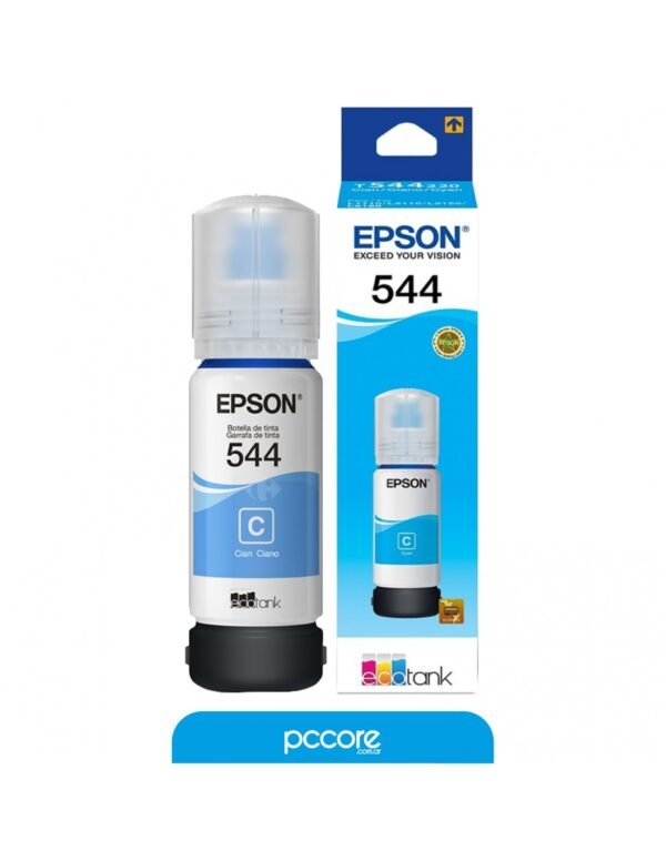 Botella De Tinta Epson 544 Cian