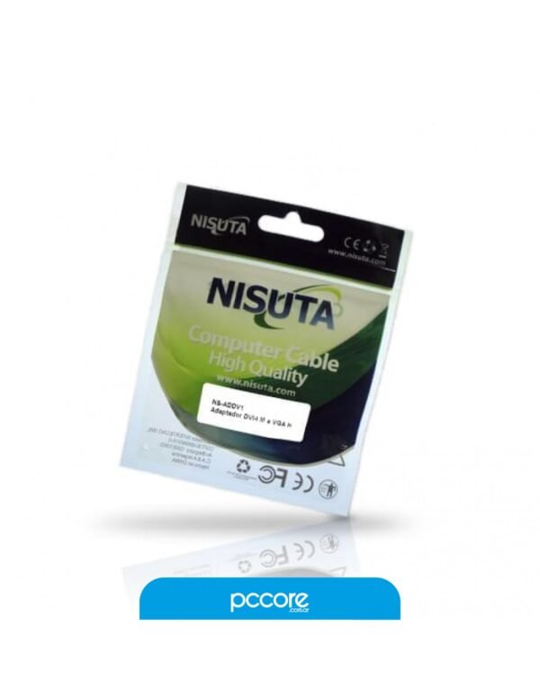 Adaptador Nisuta DVI-I 24+5 M A Vga H Ns-Addv1