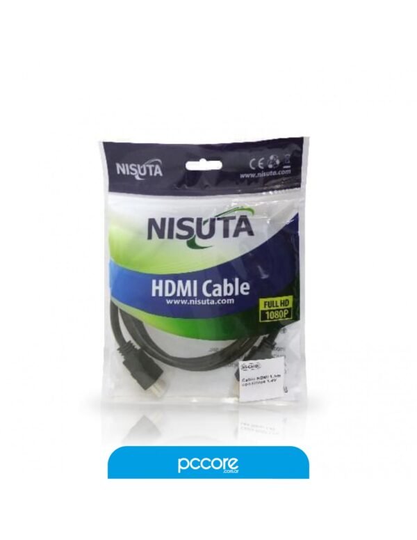 Cable Hdmi Nisuta M-M 1.5M 1.4V C/Filtro Ns-Cahd2