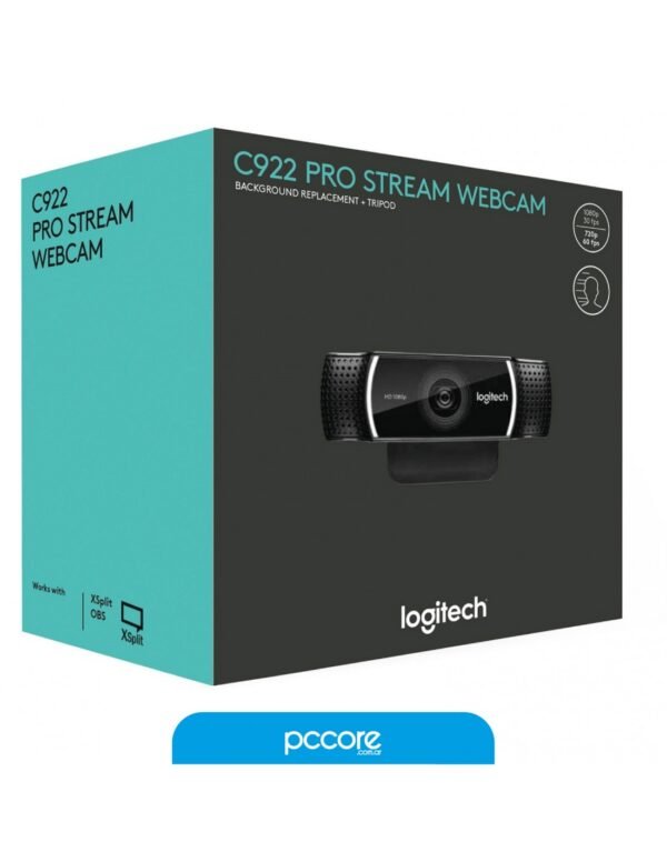 100403_4.jpg Webcam Logitech C922 Pro Stream Full HD c/Tripode