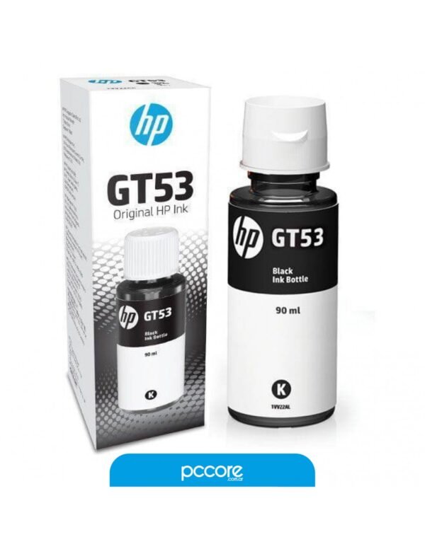 Botella De Tinta HP GT53 GT52 Negra 90ml