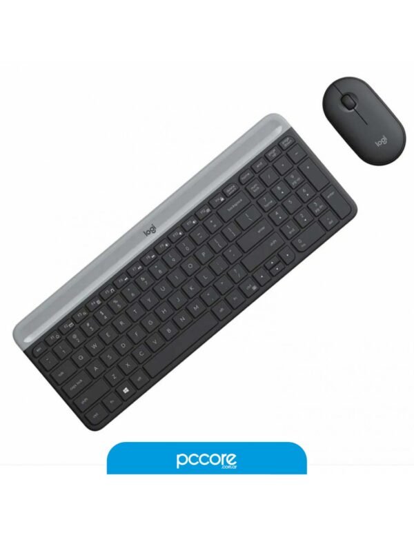 Teclado Y Mouse Inalambrico Logitech MK470 Combo Graphite