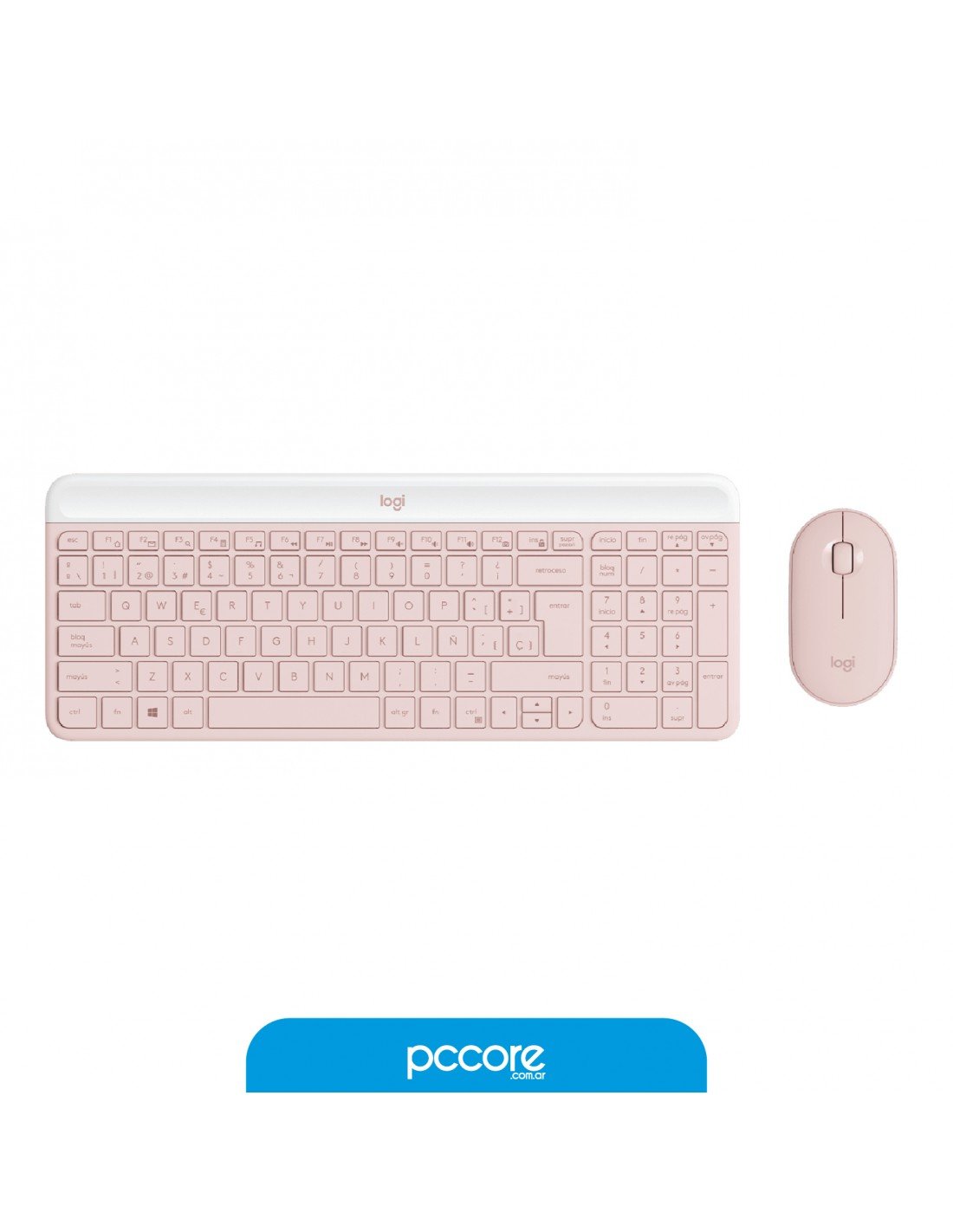 Teclado Y Mouse Inalambrico Logitech MK470 Combo Rose Teclado Y Mouse Inalambrico Logitech MK470 Combo Rose