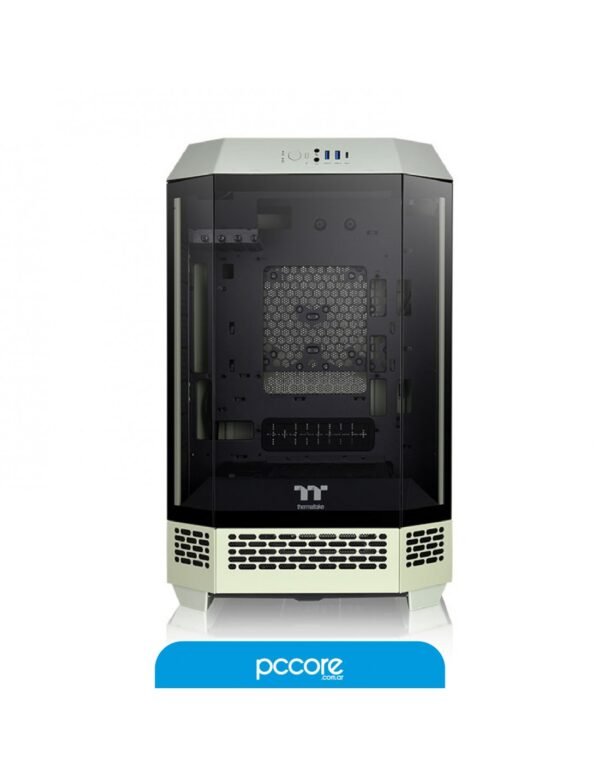 Gabinete Thermaltake The Tower 300 2 Fanes Matcha Green