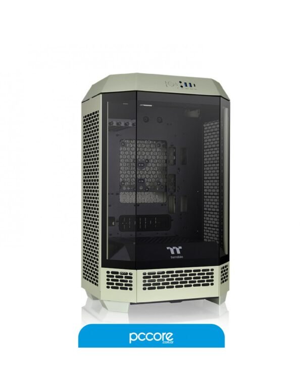 Gabinete Thermaltake The Tower 300 2 Fanes Matcha Green