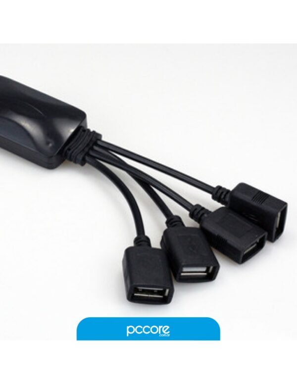 Hub Usb Nisuta 2.0 4 Puertos 480Mbps Ns-Uh0439