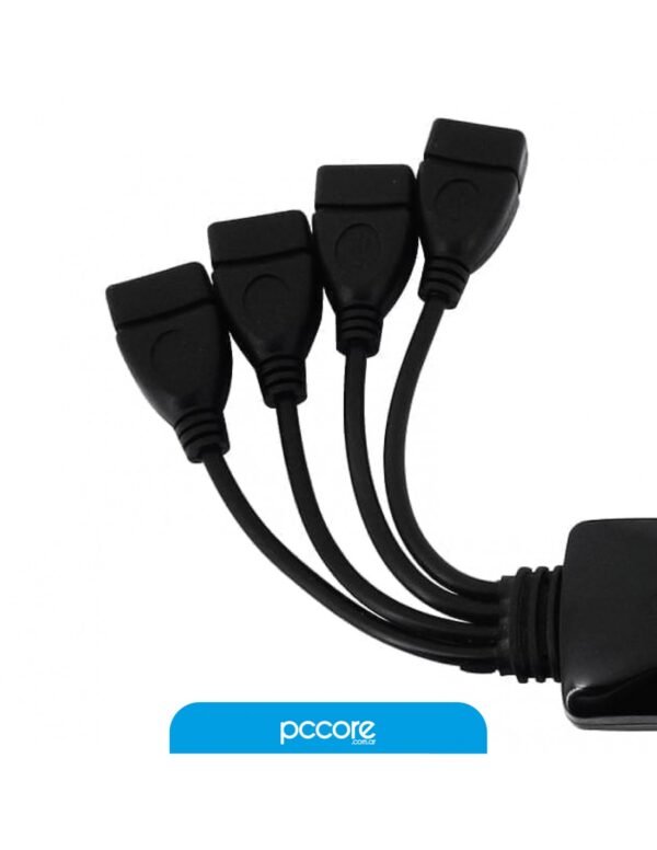 Hub Usb Nisuta 2.0 4 Puertos 480Mbps Ns-Uh0439