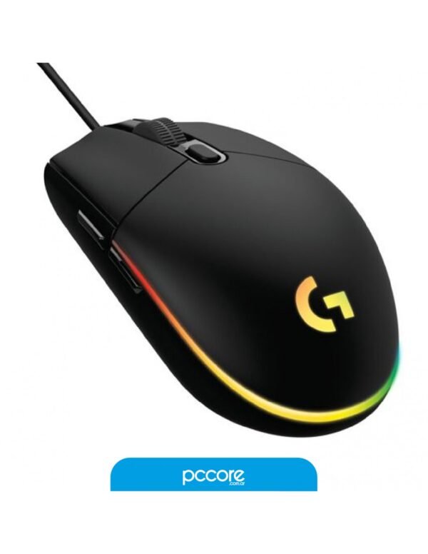 Mouse Logitech G203 Lightsync Black Gamer Usb