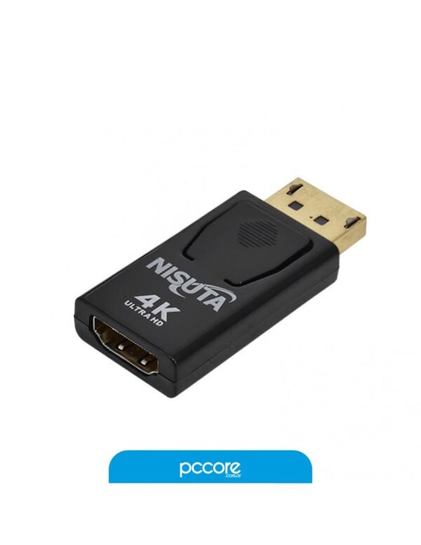 Conversor Nisuta DisplayPort a HDMI 4K 60Hz Ns-Dphd4