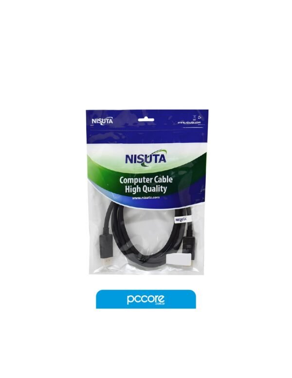 101373_3.jpg Cable Nisuta Displayport 1.8M M-M 120Hz 8K v1.4 Ns-Cadp14