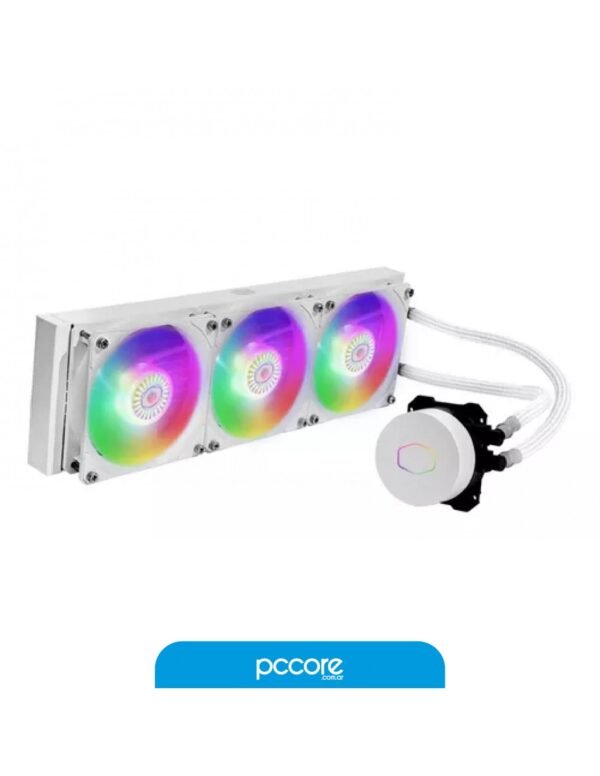 101472_2.jpg Water Cooler CPU Cooler Master Masterliquid ML360L ARGB Stealth White