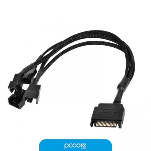 Adaptador Nisuta Alimentación Sata A 4 Pines Cooler x4 NS-AD4CS