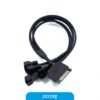 Adaptador Nisuta Alimentación Sata A 4 Pines Cooler x4 NS-AD4CS