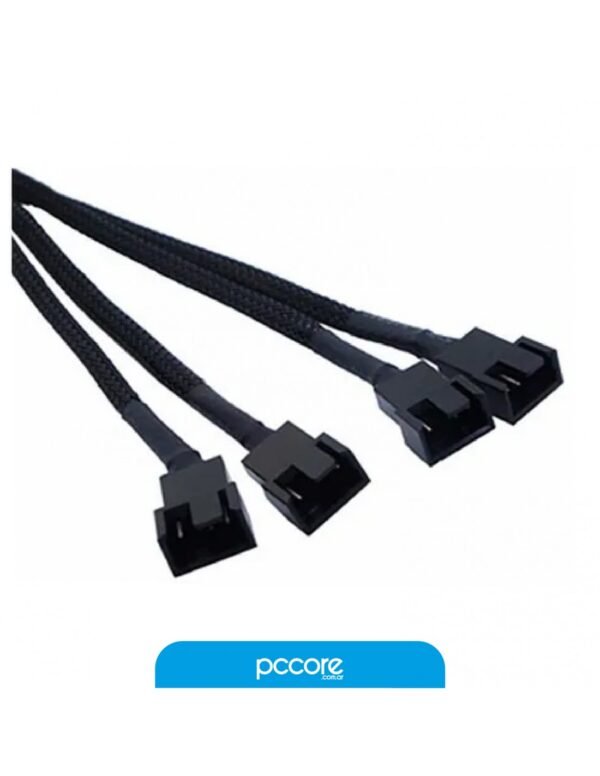 Adaptador Nisuta Alimentación Sata A 4 Pines Cooler x4 NS-AD4CS