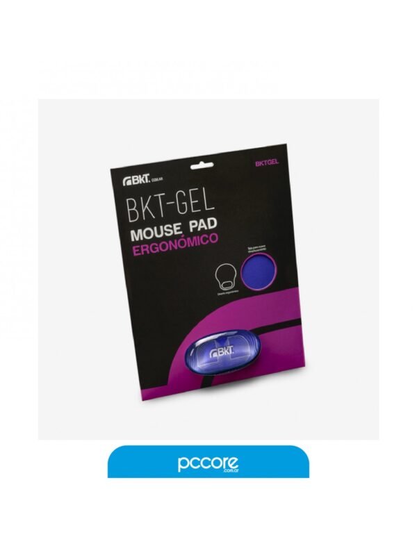Mousepad BKT Antideslizante Con Gel Azul