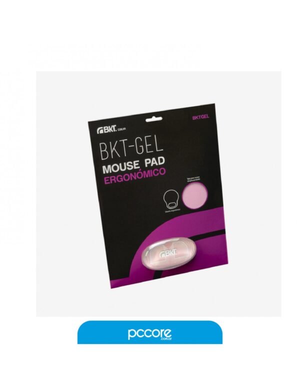 Mousepad BKT Antideslizante Con Gel Gris