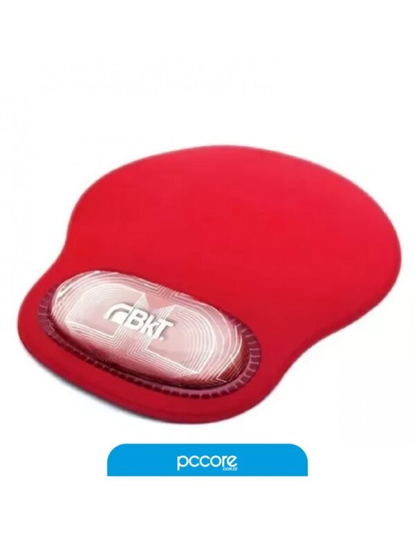 Mousepad BKT Antideslizante Con Gel Rojo