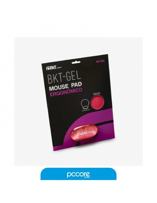 Mousepad BKT Antideslizante Con Gel Rojo