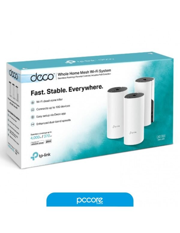 101740_4.jpg Repetidor Wifi Tp-Link Deco E4 Pack 3 TL-AC1200 Mesh