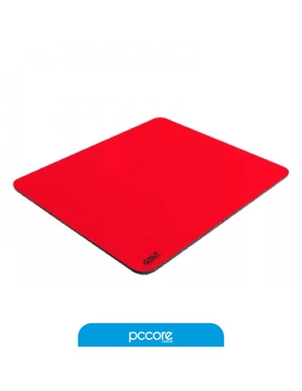 Mousepad BKT Antideslizante Rojo Liso PVC