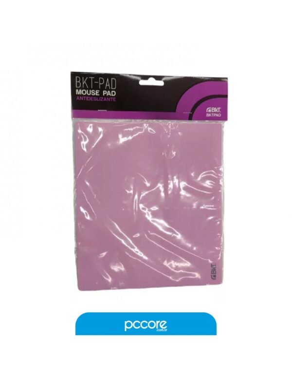 Mousepad BKT Antideslizante Rosa Liso PVC