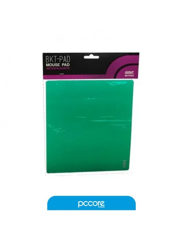 Mousepad BKT Antideslizante Verde Liso PVC