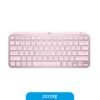 Teclado Logitech MX Keys Mini Rosa Bluetooth Multidevice Retroiluminado