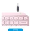 Teclado Logitech MX Keys Mini Rosa Bluetooth Multidevice Retroiluminado