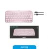 Teclado Logitech MX Keys Mini Rosa Bluetooth Multidevice Retroiluminado