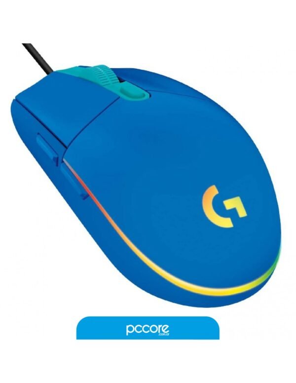 Mouse Logitech G203 Lightsync Azul Gamer Usb