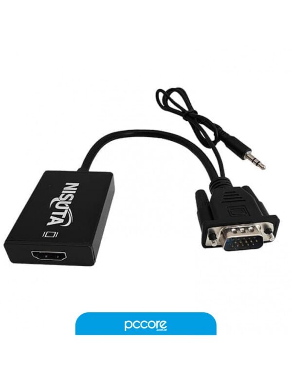 Conversor Nisuta Vga A Hdmi Ns-Covghd4