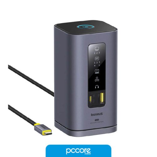 Hub Usb 11 In 1 Docking Usb C A Hdmi 4K x3 / Usb 3.0 x3 / RJ45 / Tipo C PD / Jack 3.5 Para Mac Baseus