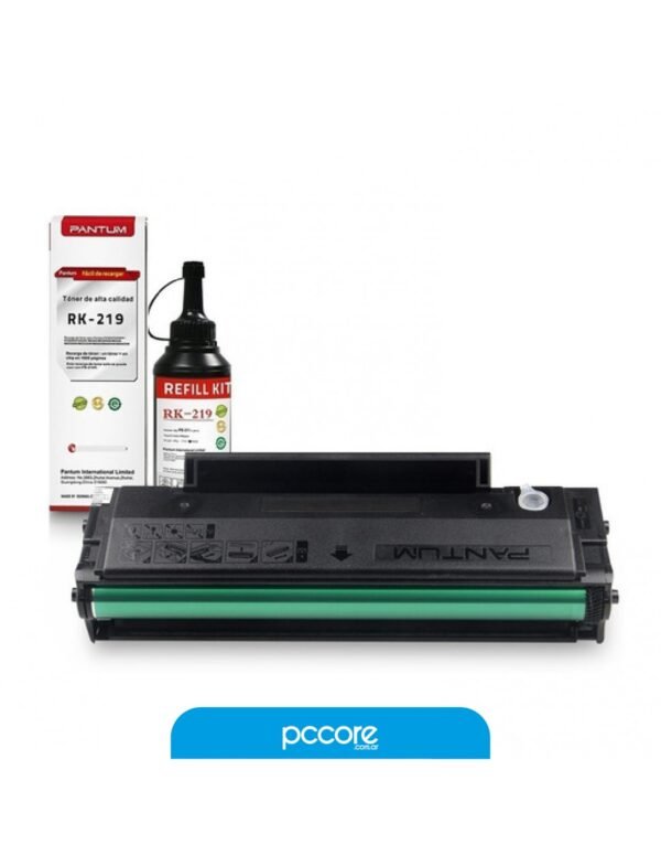 Kit Recarga Refill Toner Pantum RK-219 Original C/Chip P/2509