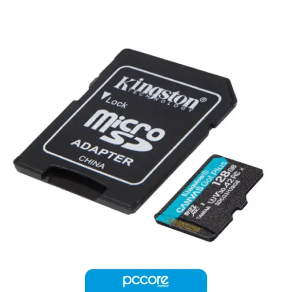 128G3-12 Memoria Micro SD 128GB Kingston Canvas Select Plus Gen3 V10 A1 150MB/s