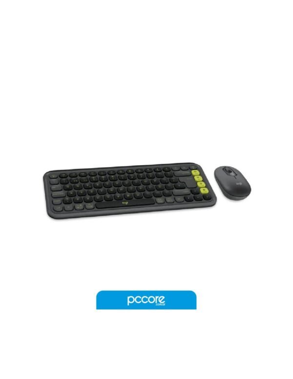 147321_2.jpg Teclado Y Mouse Inalámbrico Logitech Pop Icon Black USB + Bluetooth