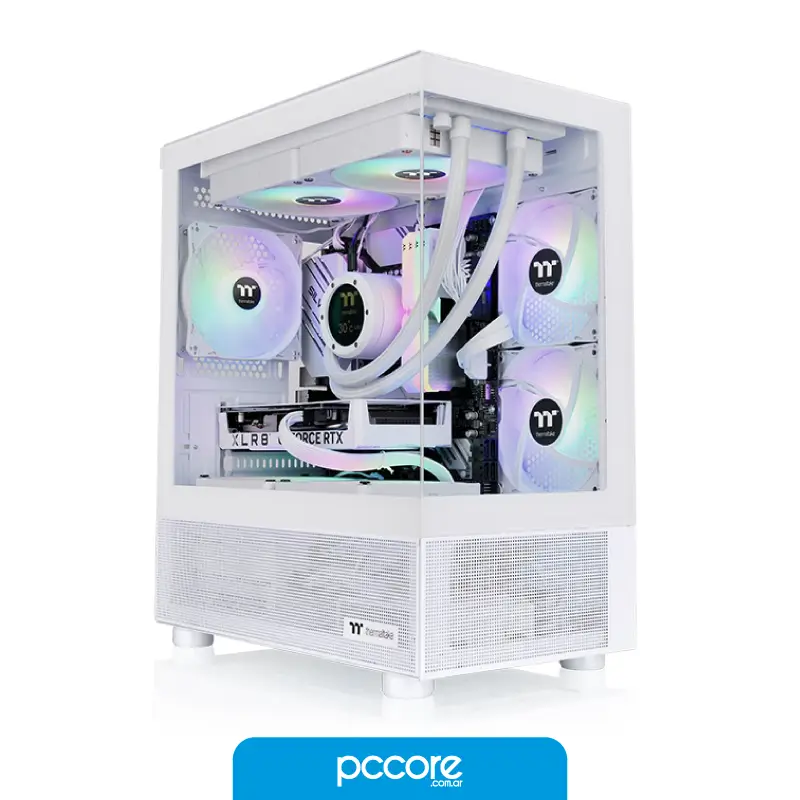Gabinete Thermaltake View 170 TG ARGB White M-ATX