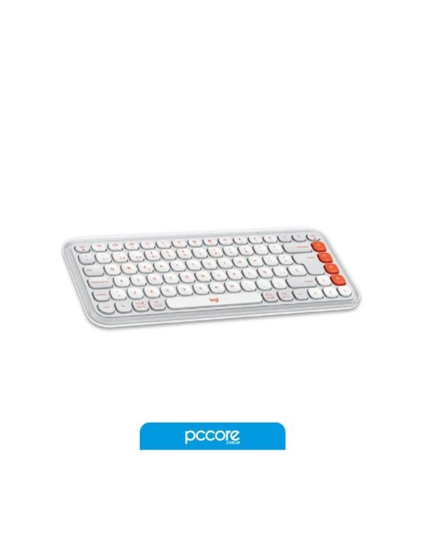 Teclado Y Mouse Inalámbrico Logitech Pop Icon Blanco USB + Bluetooth