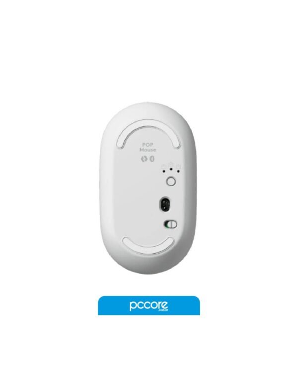 Teclado Y Mouse Inalámbrico Logitech Pop Icon Blanco USB + Bluetooth