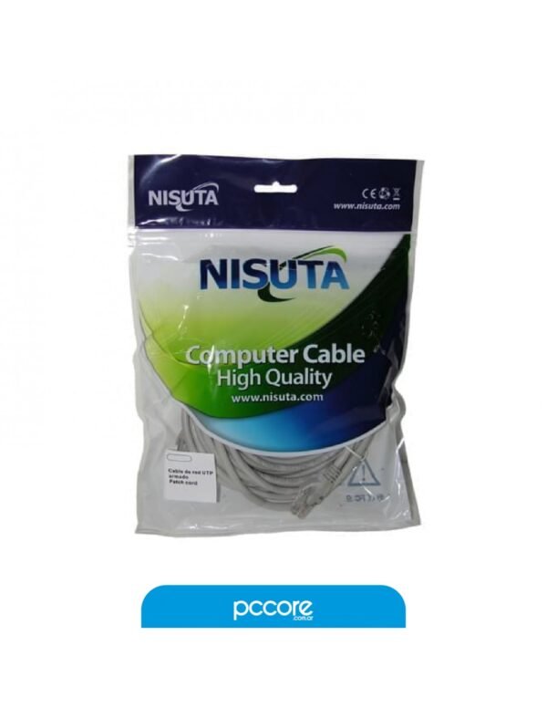 Cable Nisuta Utp Cat6 0.9 Mts Gigalan Ns-Cut61